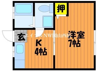 北方コーポの物件間取画像